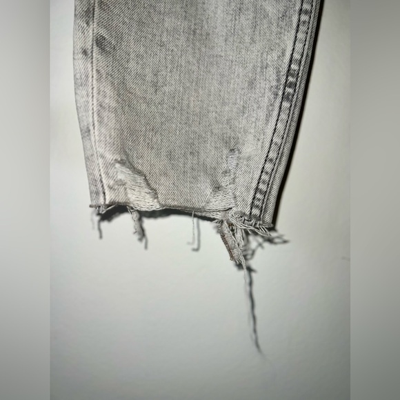 ZARA Gray Distressed Skinny Fit Denim Jeans - Picture 10 of 14